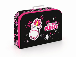 Dětský kufřík lamino 34 cm - Fluffy