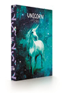 Desky na sešity s boxem A4 - Unicorn Magic/Jednorožec