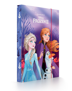 Desky na sešity s boxem A4 Jumbo - Frozen 2/Ledové království 2