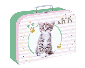 Dětský kufřík lamino 34 cm - kočka 2020
