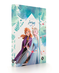 Desky na sešity s boxem A4 - Frozen 2/Ledové království 2 2021