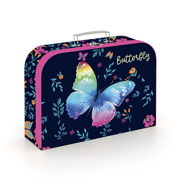 Dětský kufřík lamino 34 cm - Butterfly/Motýl 2