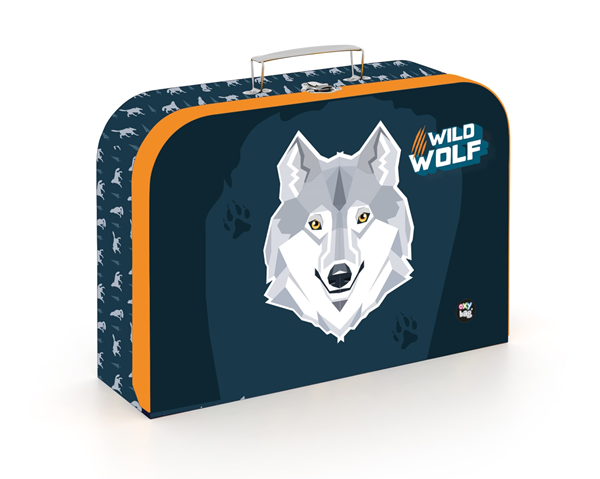 Dětský kufřík lamino 34 cm - vlk