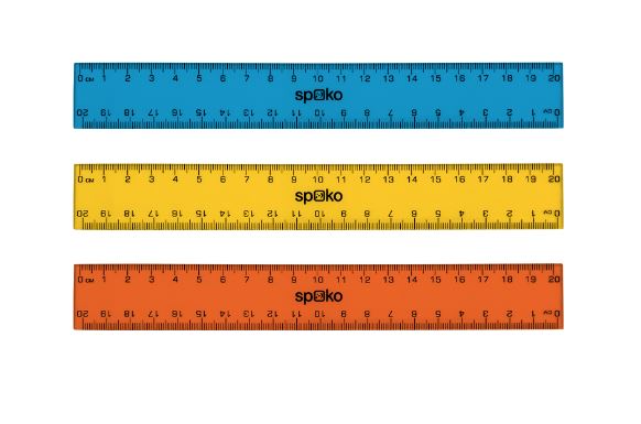 Pravítko Spoko 20 cm - mix barev