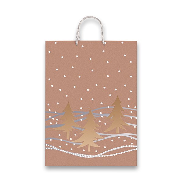 Vánoční dárková taška Stampa a Caldo 20,5 × 26 × 11,5 cm, Sleva 15%