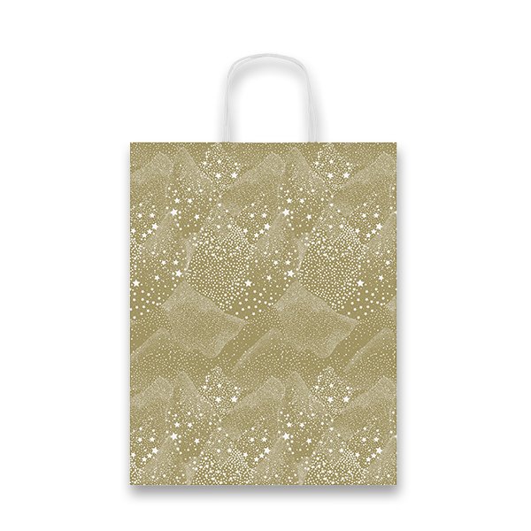 Levně Vánoční dárková taška Montagne di Stelle 16 × 21 × 8 cm