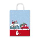 Vánoční dárková taška Christmas Caravan 26 × 34,5 × 12 cm