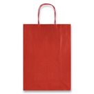 Dárková taška Allegra 22 × 27 × 10 cm, kraft - rubínová