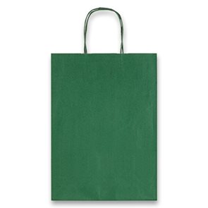 Dárková taška Allegra 26 × 36 × 12 cm, kraft - zelená