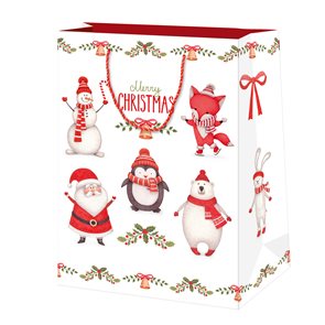 Vánoční dárková taška 19,5 × 28 × 10 cm - Vánoční party