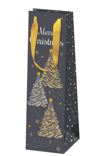 Levně Vánoční dárková taška 10,5 × 36 × 10 cm - Vánoční noc