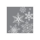 Vánoční ubrousky 33 × 33 cm, 20 ks - Sněhové vločky