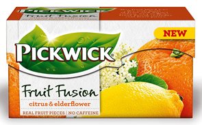 Pickwick ovocný čaj Fruit Fusion 20 × 2 g - citrusy, květ bezu
