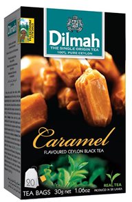 Dilmah černý čaj 20 × 1,5 g - karamel