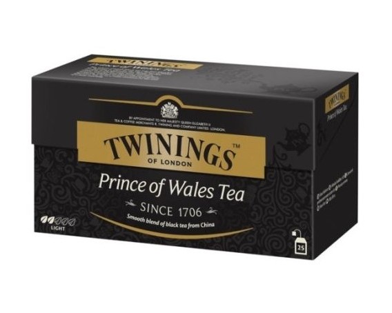 Levně Twinings černý čaj 25 × 2 g - Prince of Wales