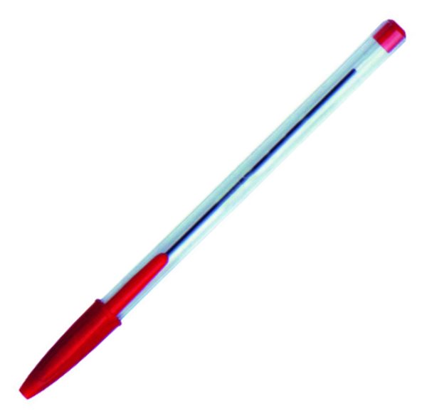 Victoria Jednorázové kuličkové pero - červené
