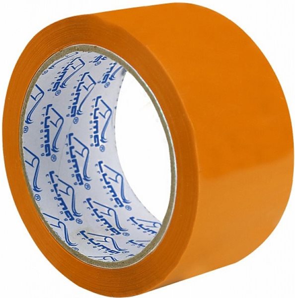 Levně Lepicí páska barevná LUMA 48 mm × 66 m - oranžová