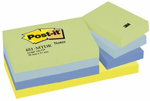 Post-it Samolepící bločky 653  51 x 38 mm - Snivé barvy