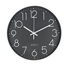 Nástěnné analogové hodiny Trendy, Ø 30,5 cm - šedo-bílé