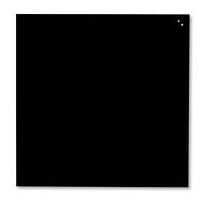 NAGA skleněná magnetická tabule 100 x 100 cm, černá