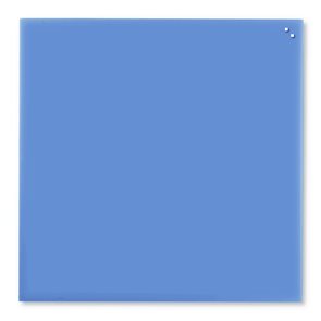 NAGA skleněná magnetická tabule 100 x 100 cm, modrá