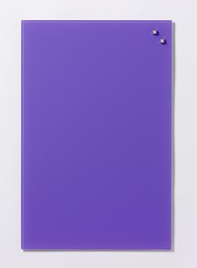 NAGA skleněná magnetická tabule 40 x 60 cm, fialová