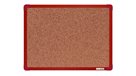 boardOK Korková tabule s hliníkovým rámem 60 × 45 cm, červený rám