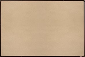 BoardOK Tabule s textilním povrchem 180 × 120 cm, hnědý rám