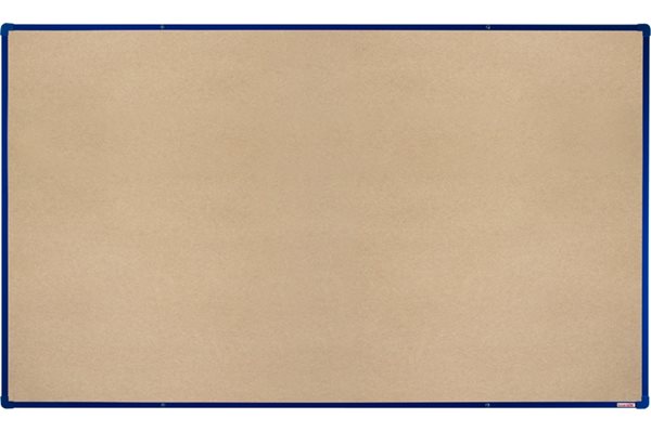 BoardOK Tabule s textilním povrchem 200 × 120 cm, modrý rám