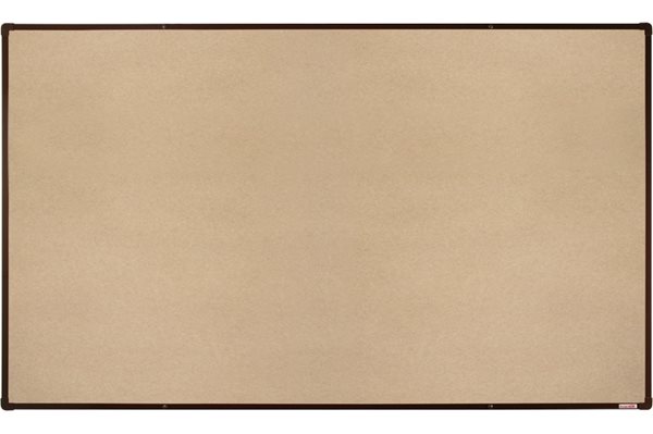 BoardOK Tabule s textilním povrchem 200 × 120 cm, hnědý rám