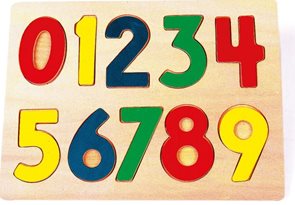 Didaktická skládačka puzzle čísla