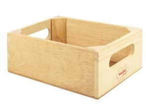 Dřevěná krabička na dřevěné potraviny