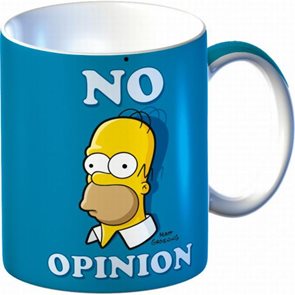 Hrnek The Simpsons - No Opinion