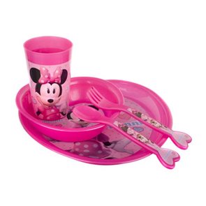 Dětsk&#225; j&#237;deln&#237; sada Minnie 5 d&#237;lů