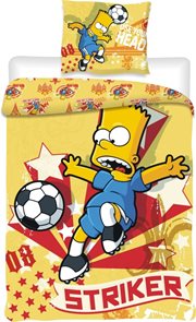 Ložní povlečení The Simpsons Bart Fotbal 140 x 200