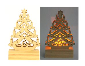LED Vánoční svícen Stromeček