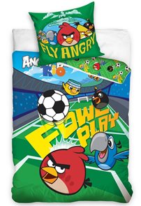 Bavlněné povlečení Angry Birds Stadion - 140x200 70x80cm