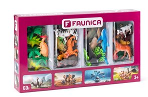  Faunika - Planeta zv&#237;řat figurky – sada 4 světů