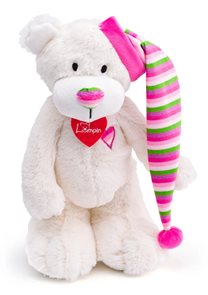 Medv&#237;dek b&#237;l&#253; Theodor, 35cm