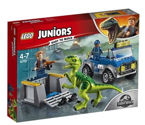 LEGO Juniors 10757 Jurský svět - Vozidlo pro záchranu Raptora