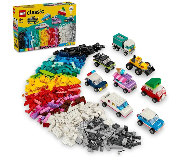 Levně LEGO® Classic 11036 Tvořivá vozidla