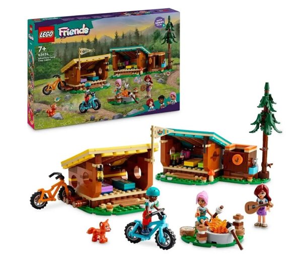 LEGO® Friends 42624 Útulné chatky na dobrodružném táboře