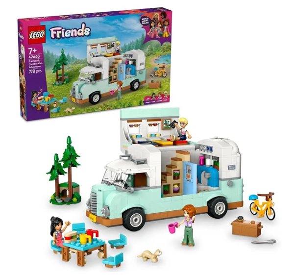LEGO® Friends 42663 Dobrodružství s karavanem přátelství