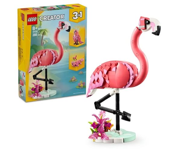 LEGO® Creator 31170 Divoká zvířata - Růžový plameňák