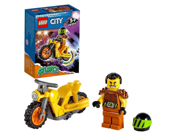 Levně LEGO® City 60297 Demoliční kaskadérská motorka