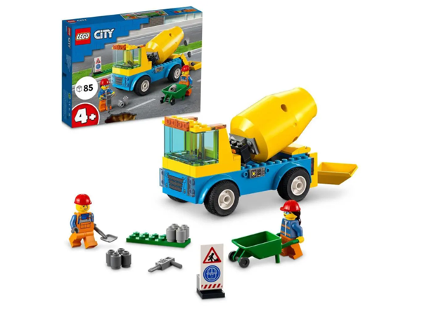 Levně LEGO® City 60325 Náklaďák s míchačkou na beton