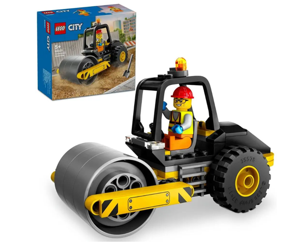 Levně LEGO® City 60401 Stavební parní válec