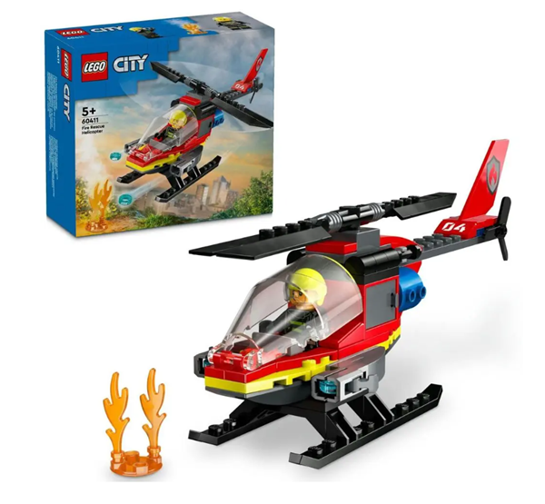 Levně LEGO® City 60411 Hasičský záchranný vrtulník