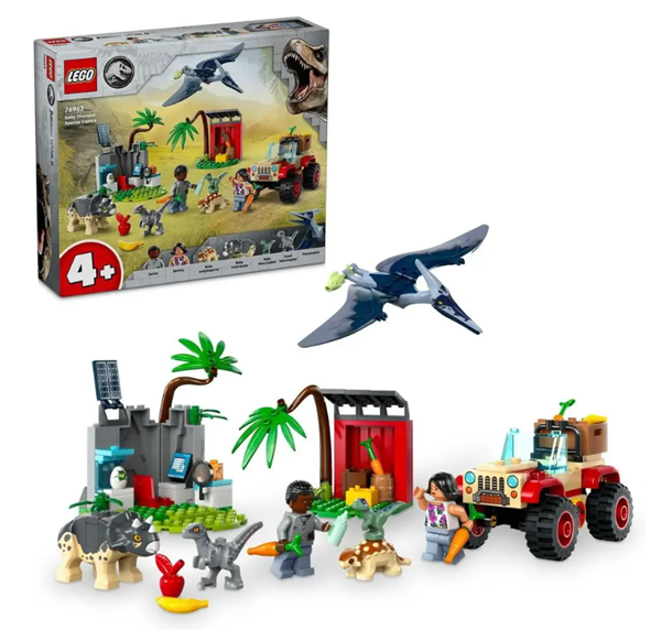 Levně LEGO® Jurassic World™ 76963 Záchranářské středisko pro dinosauří mláďata
