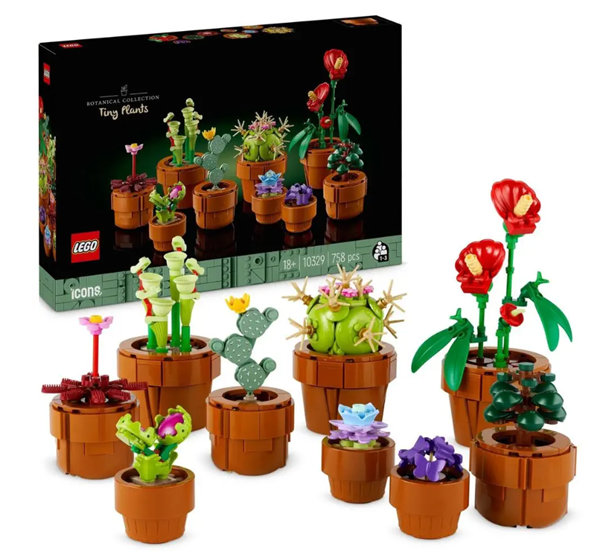 Levně LEGO® Icons 10329 Miniaturní rostliny